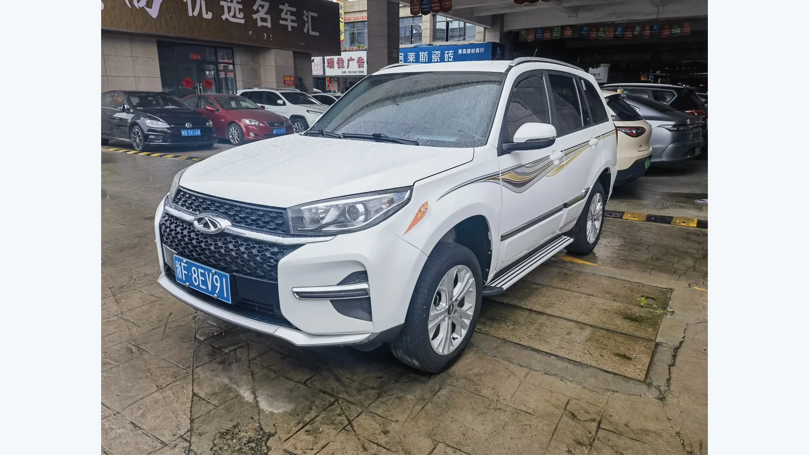 Used Chery Tiggo 3X Front 45-degree reference for China export